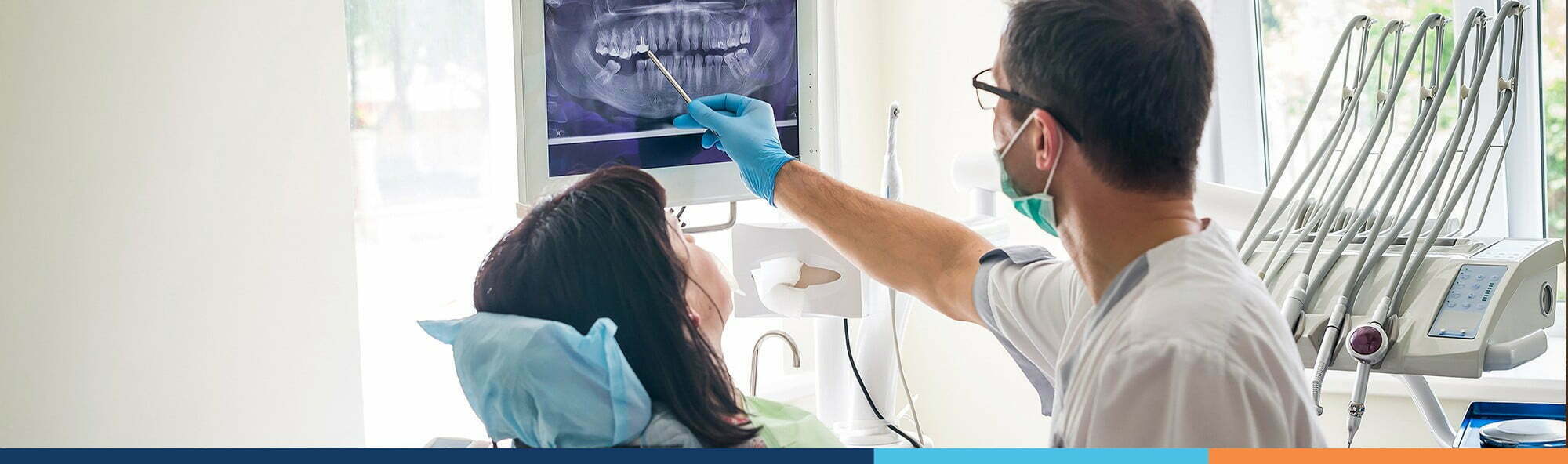 dental plans - dentist with xrays